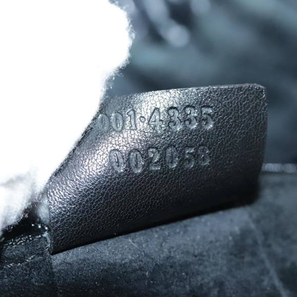 GUCCI Hand Bag Leather Black Silver 001 4335 Auth yk15437 - Picture 12 of 16